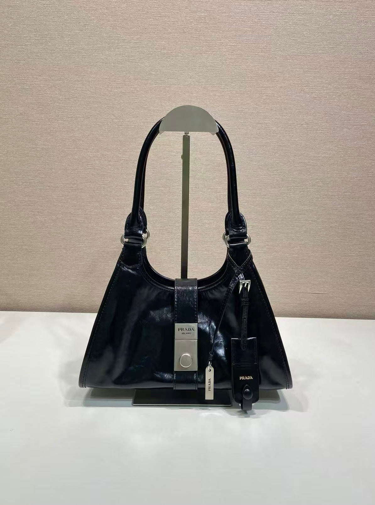 Prada Small Leather Tote Bag
