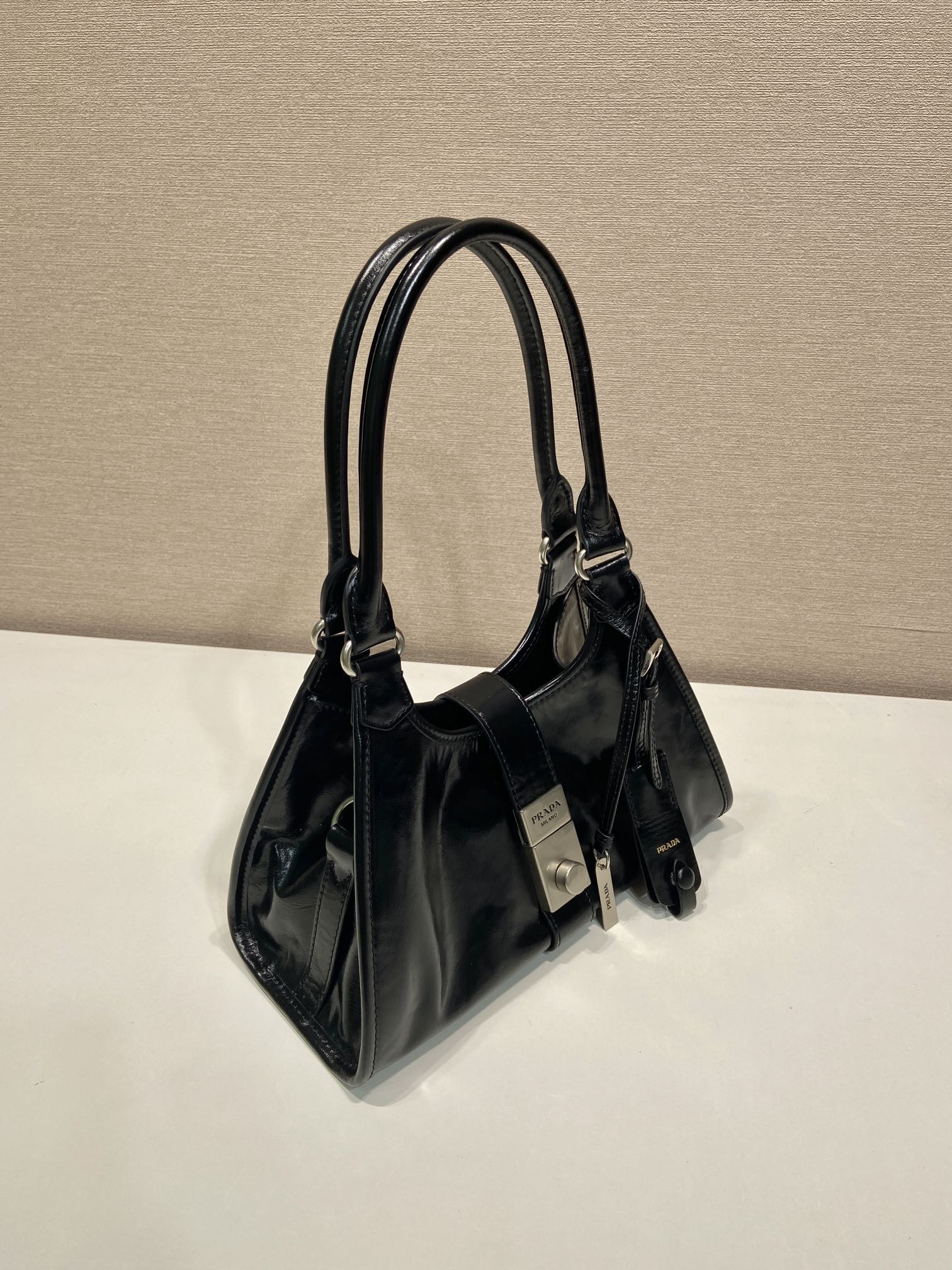 Prada Small Leather Tote Bag