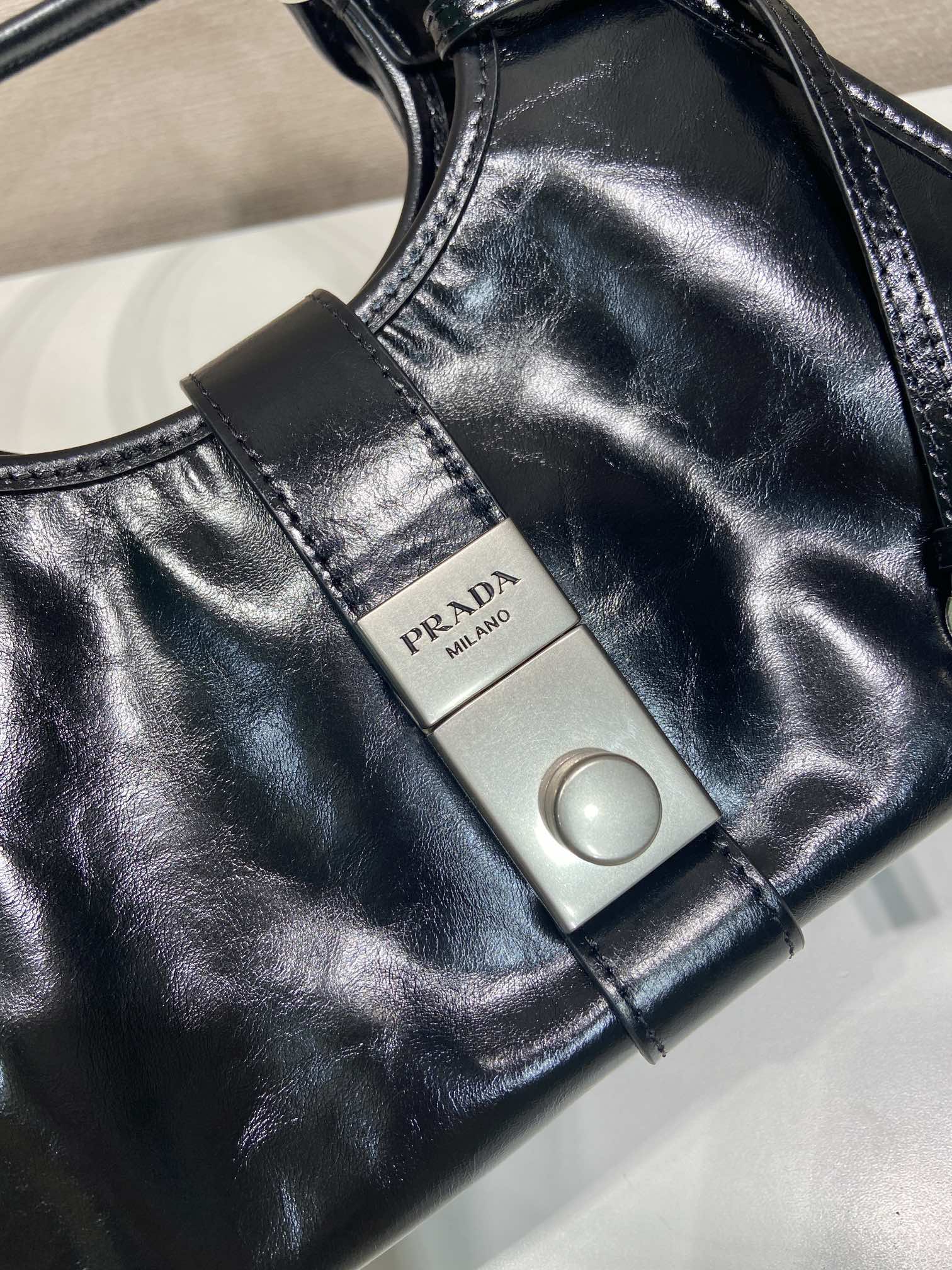 Prada Small Leather Tote Bag