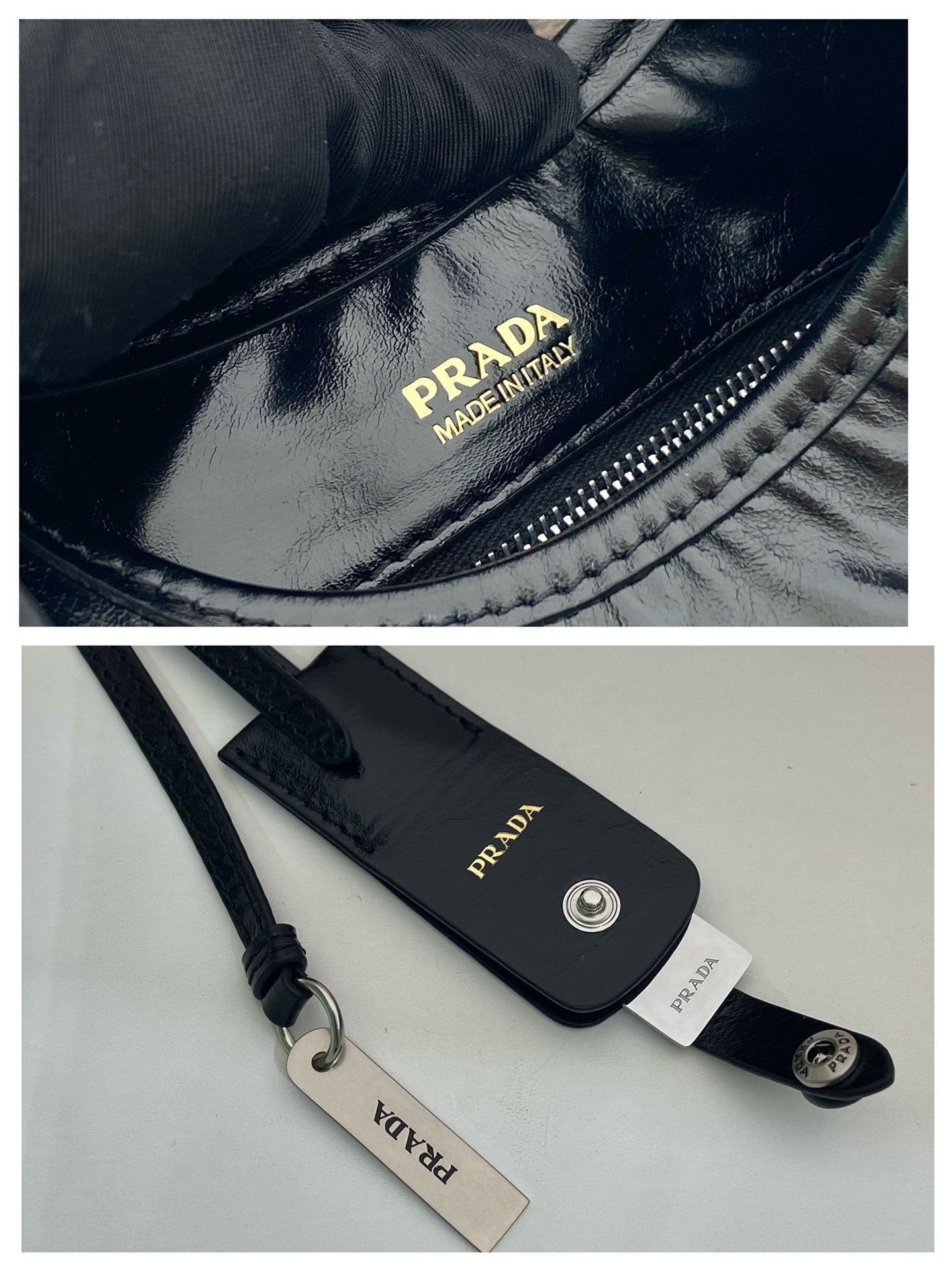 Prada Small Leather Tote Bag
