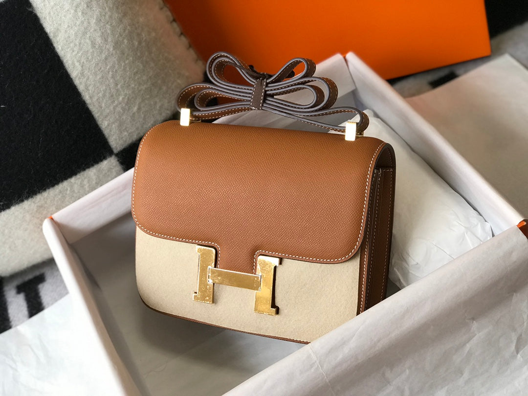 𝑺𝒑𝒆𝒄𝒊𝒂𝒍 𝑪𝒖𝒔𝒕𝒐𝒎𝒂𝒅𝒆 Hermes Constance Gold 37 金棕  Epsom Leather
