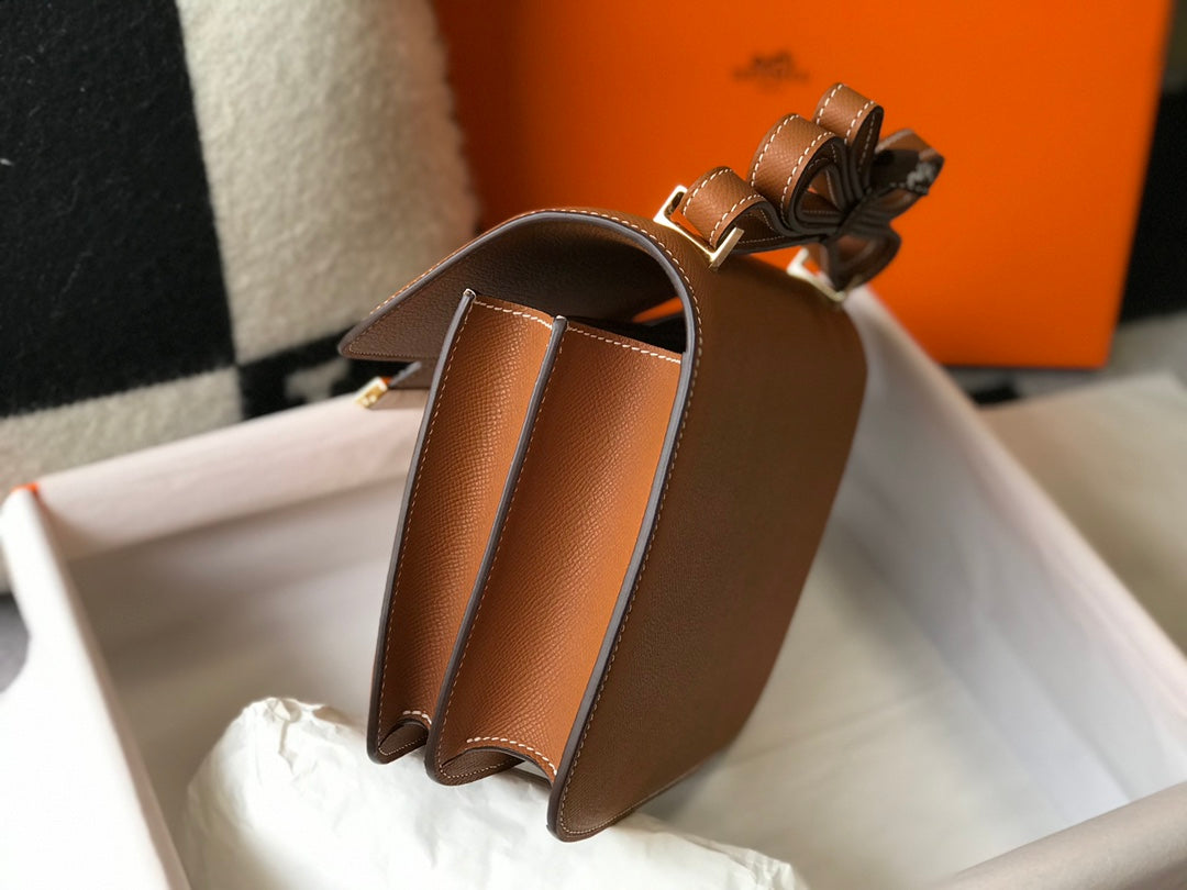 𝑺𝒑𝒆𝒄𝒊𝒂𝒍 𝑪𝒖𝒔𝒕𝒐𝒎𝒂𝒅𝒆 Hermes Constance Gold 37 金棕  Epsom Leather