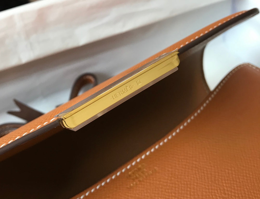 𝑺𝒑𝒆𝒄𝒊𝒂𝒍 𝑪𝒖𝒔𝒕𝒐𝒎𝒂𝒅𝒆 Hermes Constance Gold 37 金棕  Epsom Leather