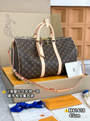 LV Keepall Bandouliere 45 M41418 Size 45 x 27 x 20 cm